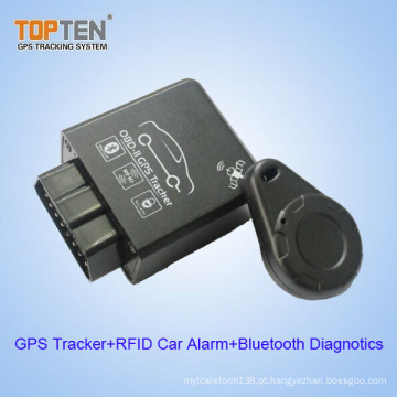 OBD2 GSM Rastreador sem fio do GPS com RFID e diagnósticos de Bluetooth (TK228-WL)